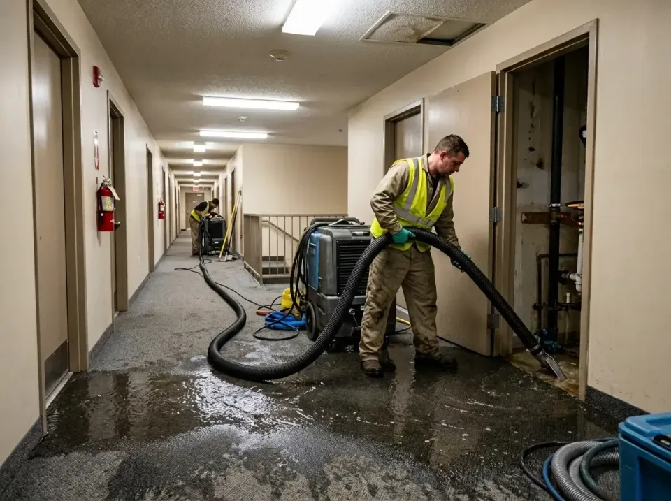 multi-unit-apartment-hallway-f-005 — frequently asked questions, Emergency Burst Pipe Water Extraction & Removal in Clyde, TX